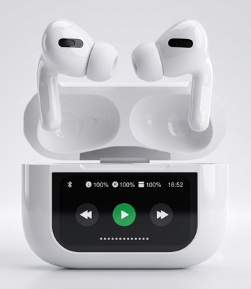 LED Display Earbuds