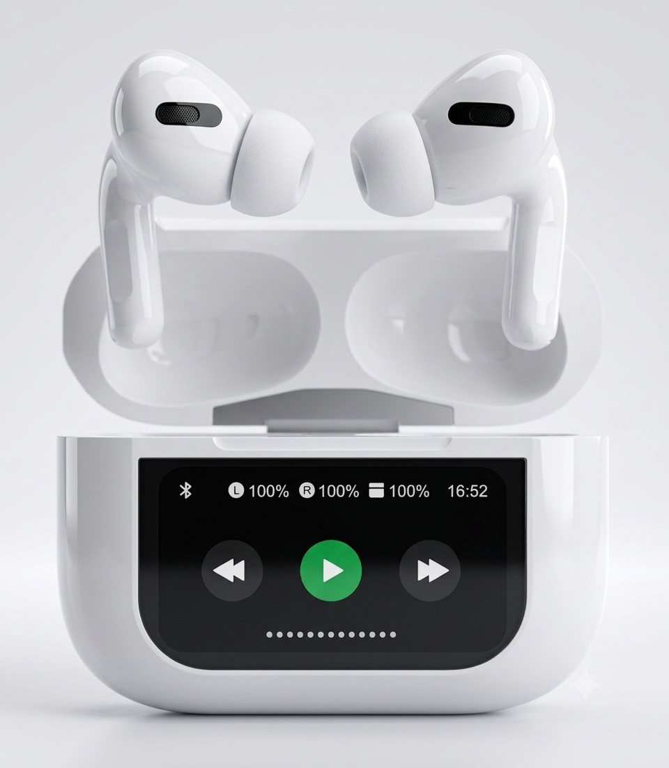 LED Display Earbuds