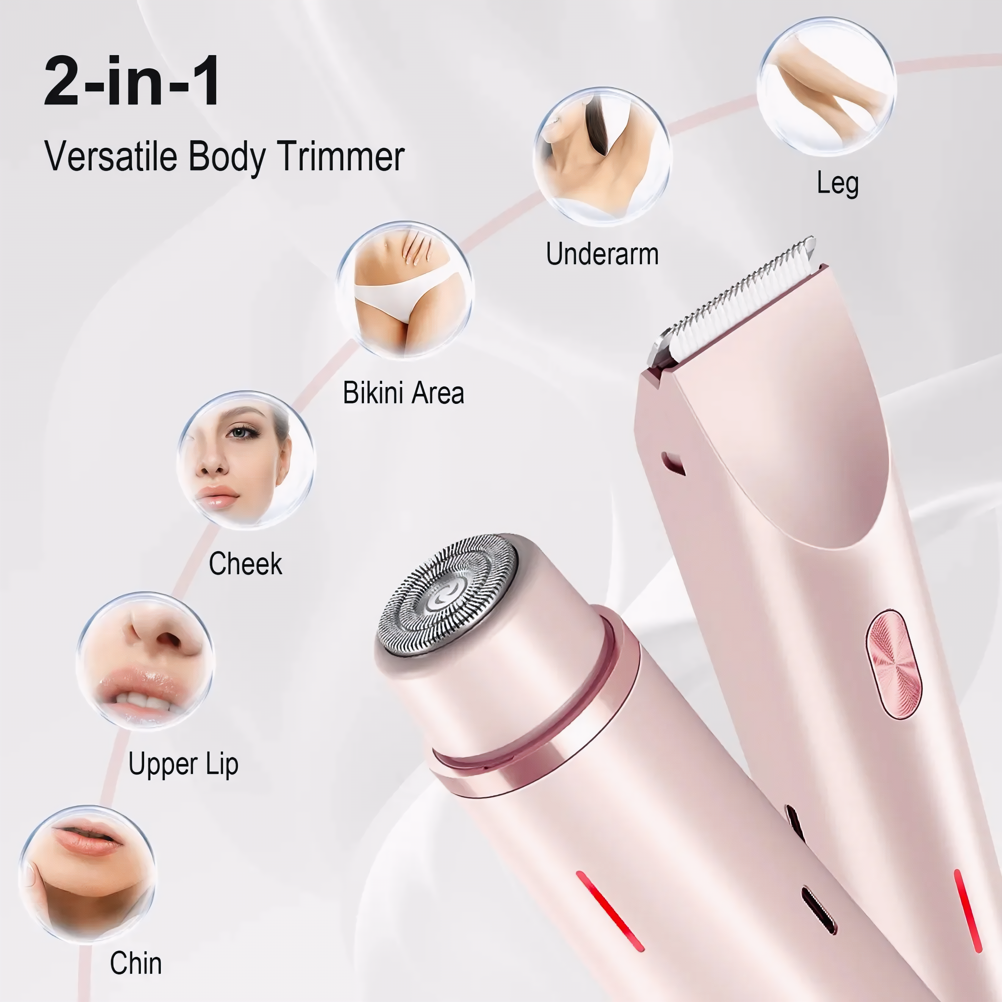 2 In 1 Women Electric Razors