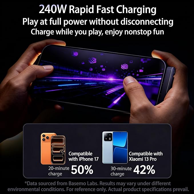 2. in 1  Charging Cable 240 Watt
