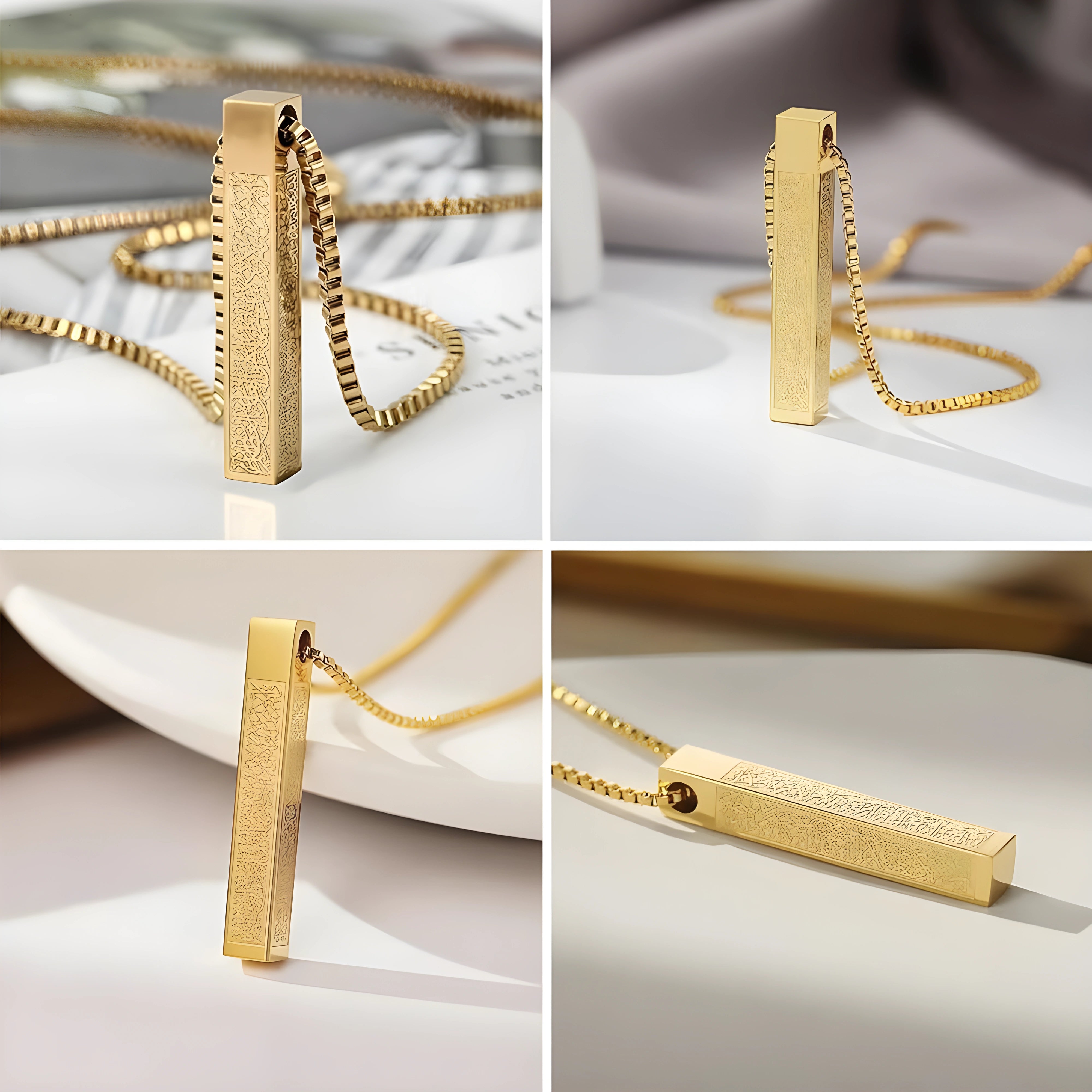 Ayatul Kursi Bar Necklace
